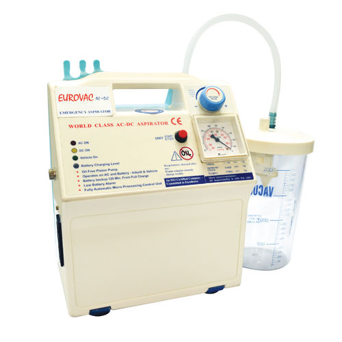 Batteriebetriebene chirurgische Absaugpumpe - EUROVAC AC / DC - Anand Medicaids - für chirurgische Drainage und Debridement / tragbar