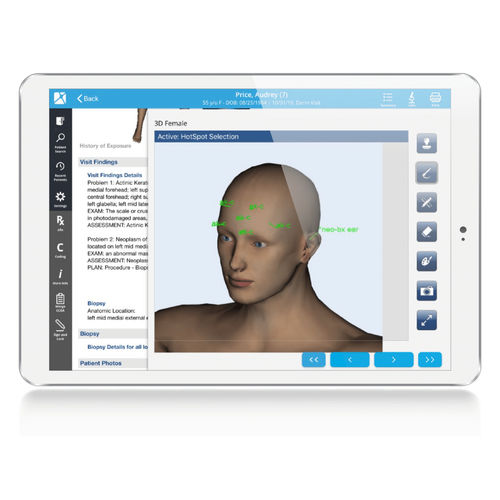 Dermatologie-Software - Nextech - Patientendaten / für Telemedizin / Management