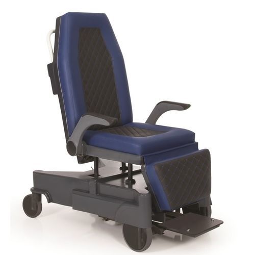 Patienten-Transportstuhl / für den Innenraum - P-HT-001 - PROMEK - für Außenbereich / mit verstellbarer Rückenlehne / auf Rollen