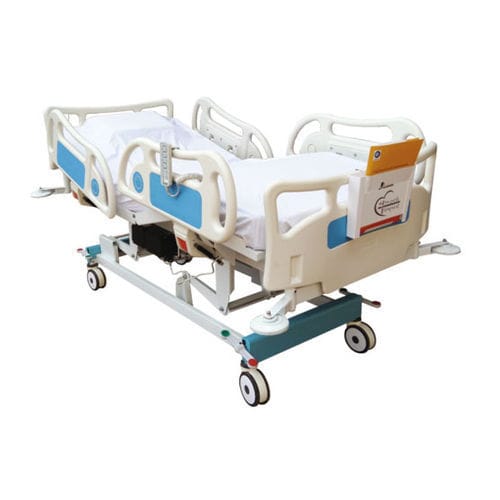 Intensivpflegebett - JUPETIOR - EL 01 - Shree Hospital Equipments - elektrisch / höhenverstellbar / auf Rollen