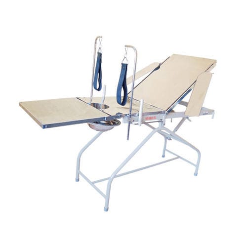Universeller OP-Tisch - 981  - Shree Hospital Equipments - mechanischer / kippbar / dreiteilig