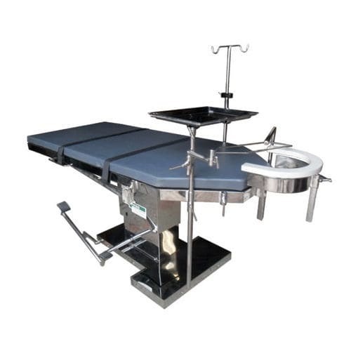OP-Tisch / für Ophthalmologie - Shree Hospital Equipments - hydraulisch / mit Hubfunktion / einteilig