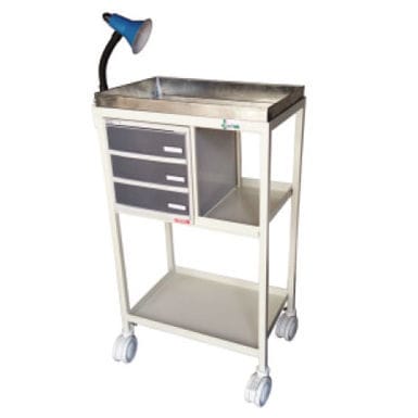 Medizinischer Wagen - 99 X - Shree Hospital Equipments - Mehrzweck / Pflege / Edelstahl