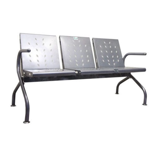 Wartezimmerstuhl - Shree Hospital Equipments - mit Armlehnen / 3 Plätze