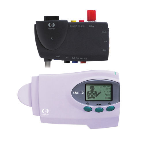 Polysomnograph / 2 Kanäle - Somté - Dr. Grossegger & Drbal alpha trace medical systems - mit DAN-Überwachung
