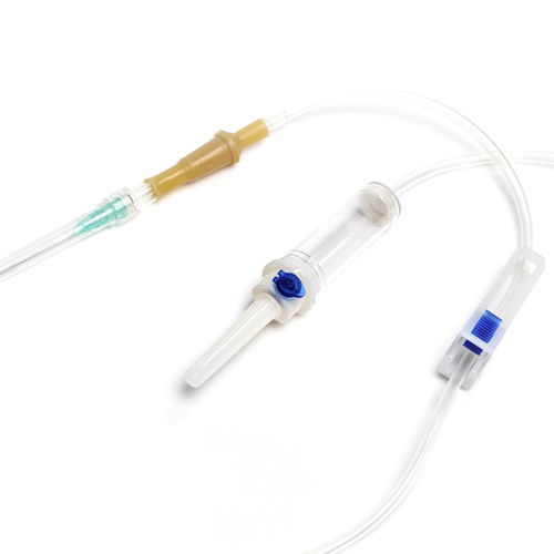Polyvinylchlorid-Infusionsset - Anhui Hongyu Wuzhou Medical Manufacturer Co., Ltd.  - mit Y-Verbinder / mit Tropfkammer