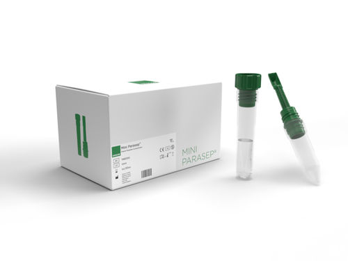 Parasitologie-Probenahmeröhrchen - Mini Parasep® SF - US  - Apacor Ltd. - für Diagnose / mit konischem Boden / für Probennahme