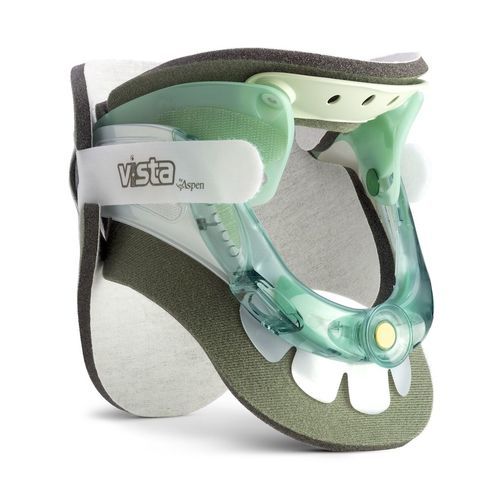 Biegesteif-Zervikalstütze - Vista®  - Aspen Medical Products - C4 / mit Tracheotomie / mit Kinnstütze