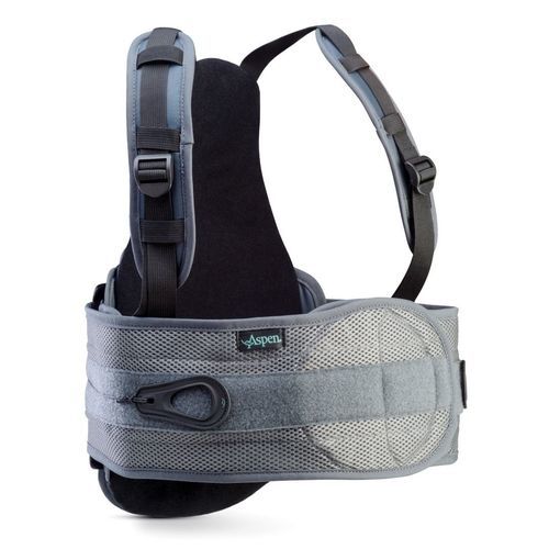 Stützgürtel / Brust Lendenwirbelsäule und Kreuzbein - Aspen OTS™ 457 - Aspen Medical Products - für Erwachsene / halbsteif / mit Trägern