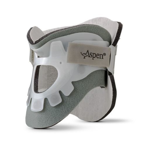 Biegesteif-Zervikalstütze - Aspen® - Aspen Medical Products - C4 / mit Tracheotomie / mit Kinnstütze