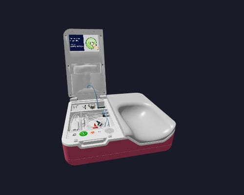 Automatisierter externer Defibrillator - SALI - Inovytec Medical Solutions - für öffentliche Bereiche / kabellos / mit EKG-Anzeige