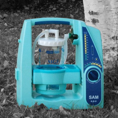 Sekret-Absaugpumpe / mit Batterie - SAM e.p.s - MG Electric - für Notfälle an Bord / tragbar