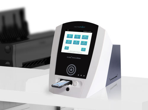 Automatischer Immunoassay-Analysator - mLabs® ImmunoMeter - Micropoint BioScience Inc. - für klinische Diagnose / mikrofluidisch / Fluoreszenz