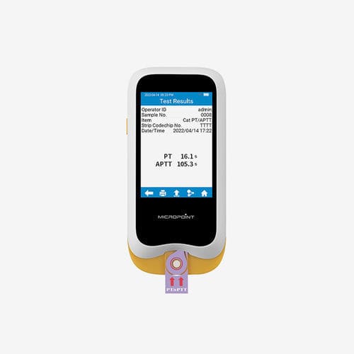 POC-Analysegerät / für Veterinärmedizin - qLabs® QV-3 Plus - Micropoint BioScience Inc. - Prothrombin / Blut / Vollblut