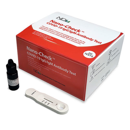 COVID-19-Schnelltest - Nano-Check™ - Nano-Ditech Corporation - IgG / IgM / SARS-COV-2