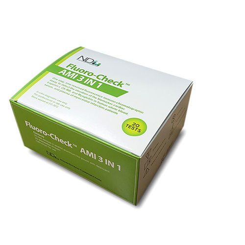 Schnelltest für Herzinfarkt - Fluoro-Check™ - Nano-Ditech Corporation - Myoglobin / cTnI / Serum
