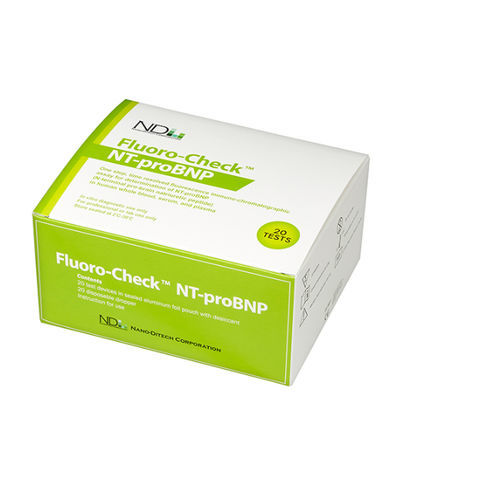 Schnelltest für Herzversagen - Fluoro-Check™ - Nano-Ditech Corporation - NT-proBNP / Serum / Plasma