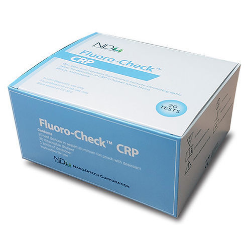 Schnelltest für kardiovaskuläre Erkrankungen - Fluoro-Check™ - Nano-Ditech Corporation - Protein / CRP / Serum