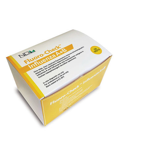 Schnelltest für Infektionskrankheiten - Fluoro-Check™ - Nano-Ditech Corporation - Influenza A / Influenza B / Nasen-Rachenraum