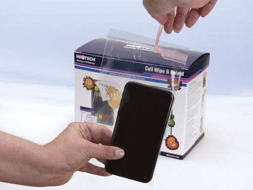 Feuchte Reinigungstücher / für Böden und andere Oberflächen - Cell Wipe™  - Neotech Products - 200er-Packung