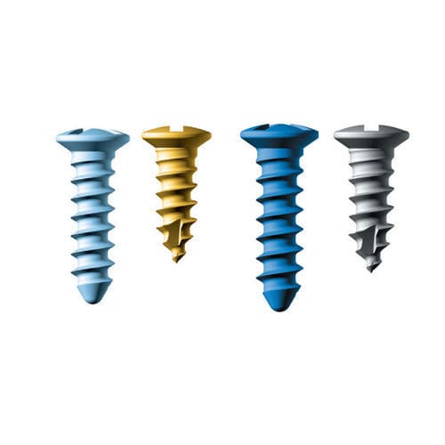 Knochen-Kompressionsschraube / für Gesichtsskelett - F13A03 - OSTEONIC - selbstschneidend / Metall