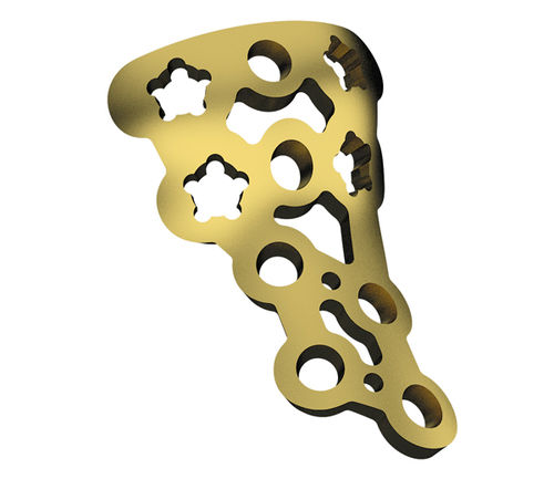 Kompressionsplatte für Radiuskopf - B3A.200 series - OSTEONIC - proximal / mit Verriegelung / Metall