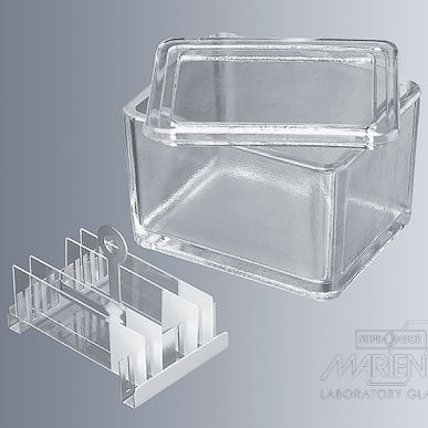 Edelstahl-Färbetrog - 6618000 - Paul Marienfeld - Glas