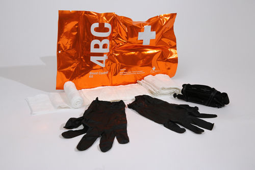 Medizinisches Set / Erste-Hilfe - 4BC  - PerSys Medical - mit Handschuh / steril