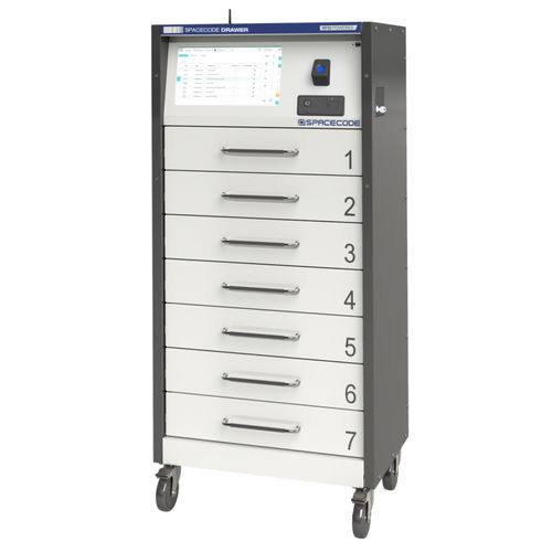 Schrank mit RFID-Technologie - Spacecode SA - Sicherheit / Medikamenten / für Krankenhaus