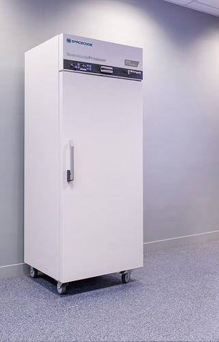Gefrierschrank mit RFID-Technologie - Spacecode SA - für Blutbanken / vertikal / 1 Tür