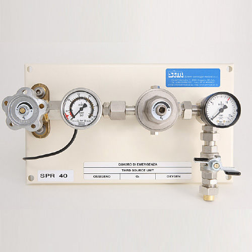 Sauerstoff-Verteilereinheit - QRI-04 series - STM - Sistemi Tecnologie Medicali - N2O / CO2 / wandmontiert
