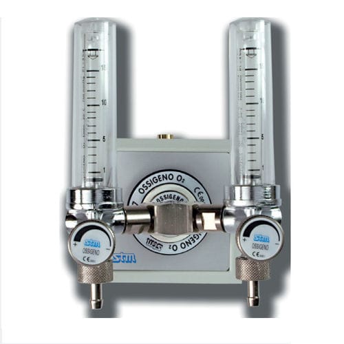Schwebekörper-Durchflussmesser - FLUX - 0032 - STM - Sistemi Tecnologie Medicali - doppelt / Sauerstoff / Luft