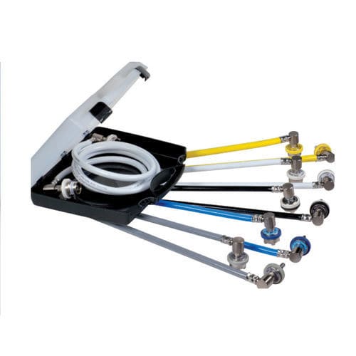 DIN-Anschluss - 253000 series - STM - Sistemi Tecnologie Medicali - für medizinische Gase / Gummi