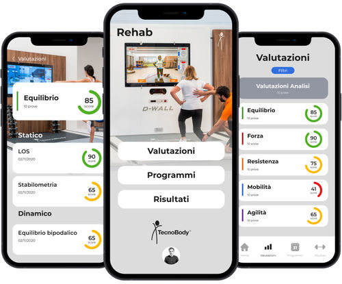 Mobile Applikation / Ausbildung - TecnoBody - TecnoBody - Visualisierung / medizinisch / Rehabilitation