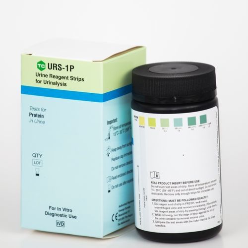 Urinanalyse-Teststreifen - URS-1P-100 - Teco Diagnostics - Albuminurie / Urin / Farbmetrik