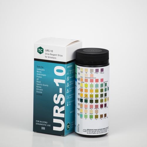 Harnwegsinformationen-Teststreifen - URS-10-100 - Teco Diagnostics - Urinanalyse / Protein / pH