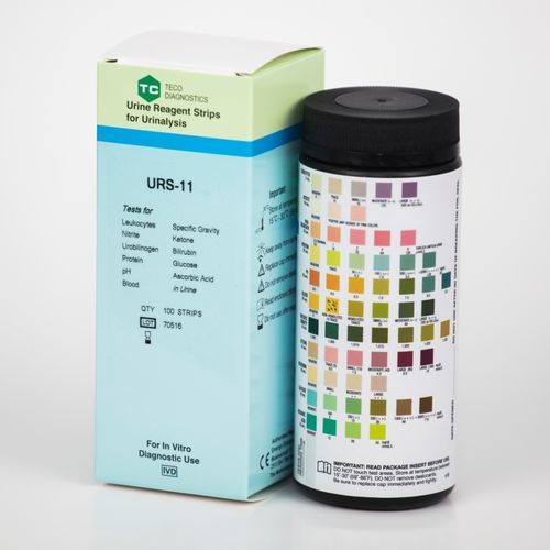 Harnwegsinformationen-Teststreifen - URS-11 - Teco Diagnostics - Urinanalyse / Glukosurie / Albuminurie
