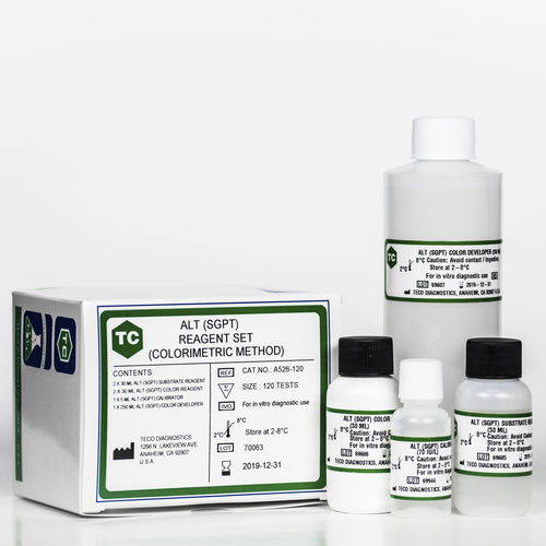 Reagenz / als Lösung - A526-120 - Teco Diagnostics - für Blutproben / klinische Chemie / zur Farbmessung