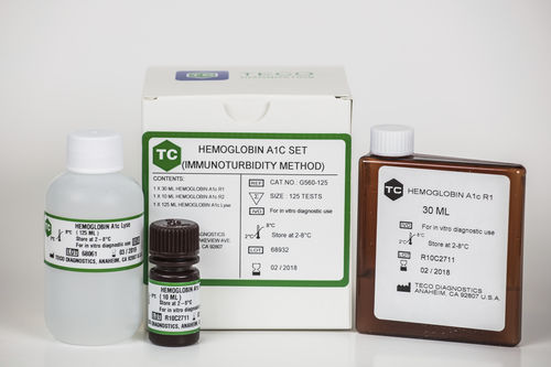 Reagenzkit / als Lösung - G560-125 - Teco Diagnostics - für Blutproben / klinische Chemie / flüssig