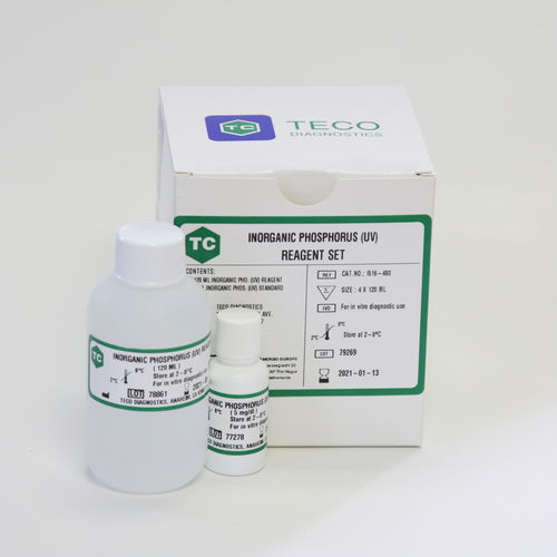 Reagenzkit / als Lösung - I516-480 - Teco Diagnostics - für Blutproben / klinische Chemie / flüssig