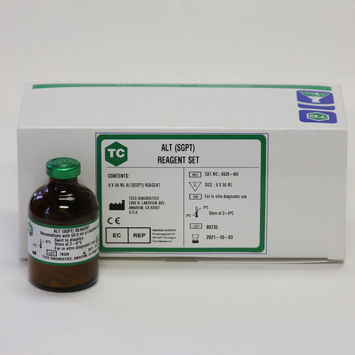 Reagenzkit / als Lösung - A525-400 - Teco Diagnostics - klinische Chemie / Pulver / für Alanin-Aminotransferase