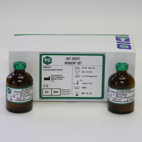 Reagenzkit / als Lösung - A560-400 - Teco Diagnostics - klinische Chemie / Pulver / Aspartat-Aminotransferase