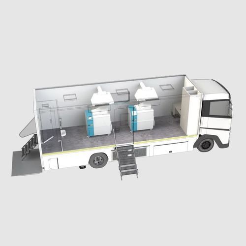 Medizinisches Abfallaufbereitungssystem - Tesatruck - Tesalys - automatisch / mobil