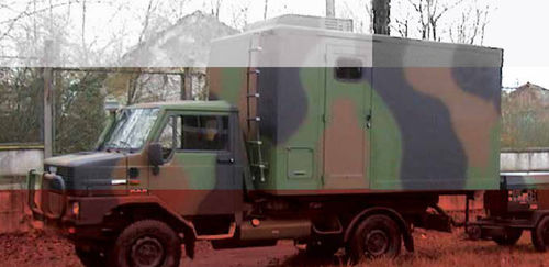 Mobile Krankenstation / Krankenhauspflege - toutenkamion