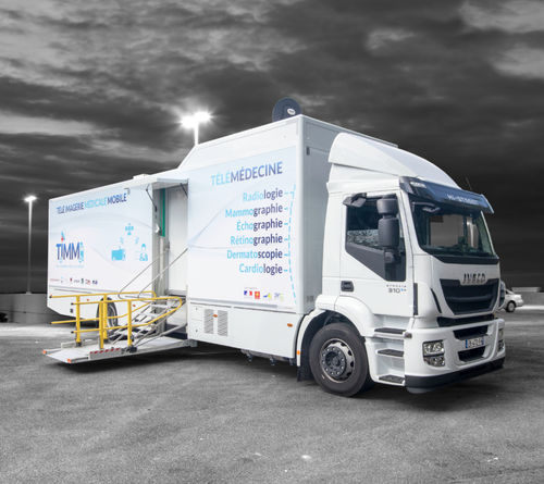Mobile Krankenstation / zur medizinischen Bildgebung - toutenkamion - Krankenhauspflege / LKW