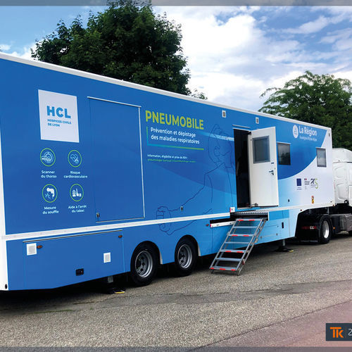 Mobiler Raum für Radiologie / X-Scanner - toutenkamion