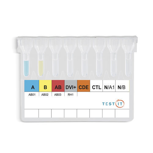 Blutgruppenbestimmungs-Testkit - TG103 - Turklab Tibbi Malzemeler San. Tic. A.S.