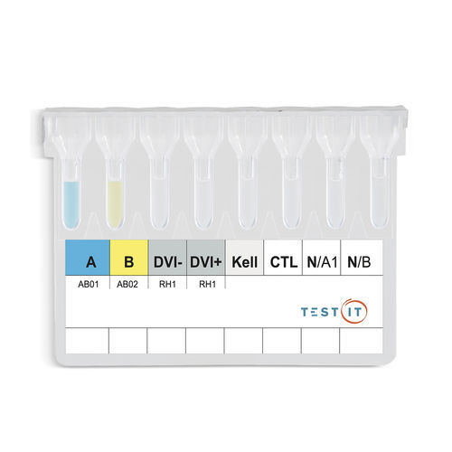 Blutgruppenbestimmungs-Testkit - TG106 - Turklab Tibbi Malzemeler San. Tic. A.S. - Blut