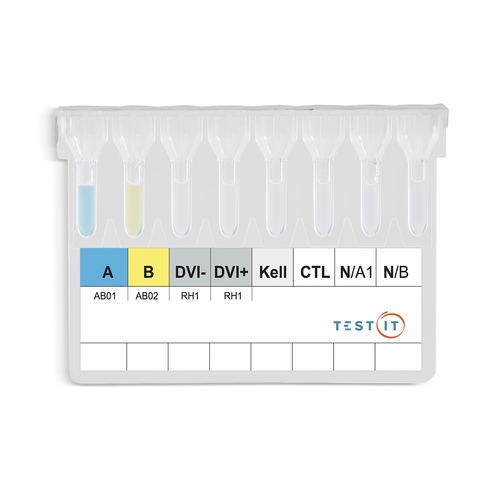 Blutgruppenbestimmungs-Testkit - TG107 - Turklab Tibbi Malzemeler San. Tic. A.S.