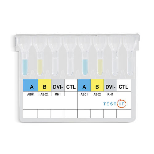 Blutgruppenbestimmungs-Testkit - TG109 - Turklab Tibbi Malzemeler San. Tic. A.S. - Blut
